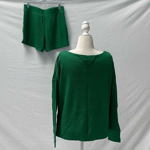 Anthropologie waffle fabric set by Saturday Sunday- *see sizes - Picture 2 of 7